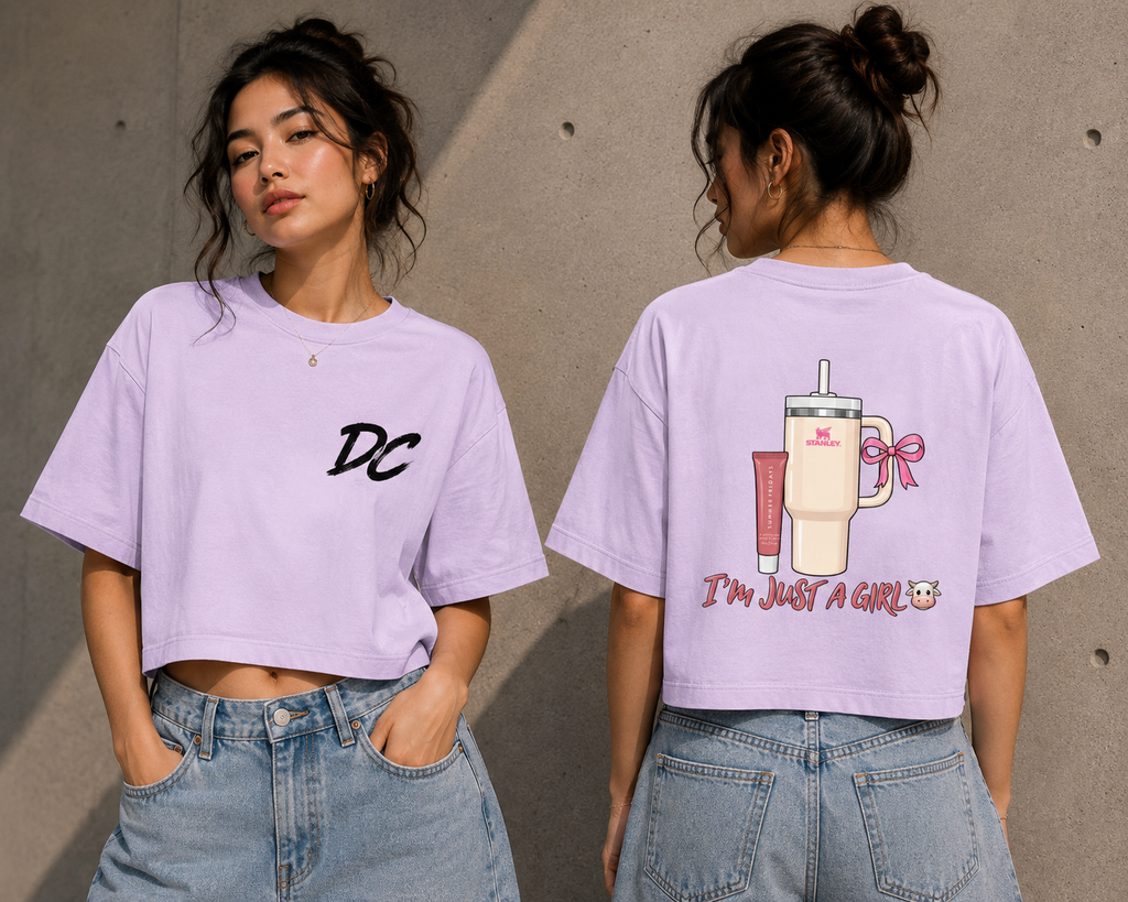 I’m Just a Girl 🎀 — Cute Graphic Tee