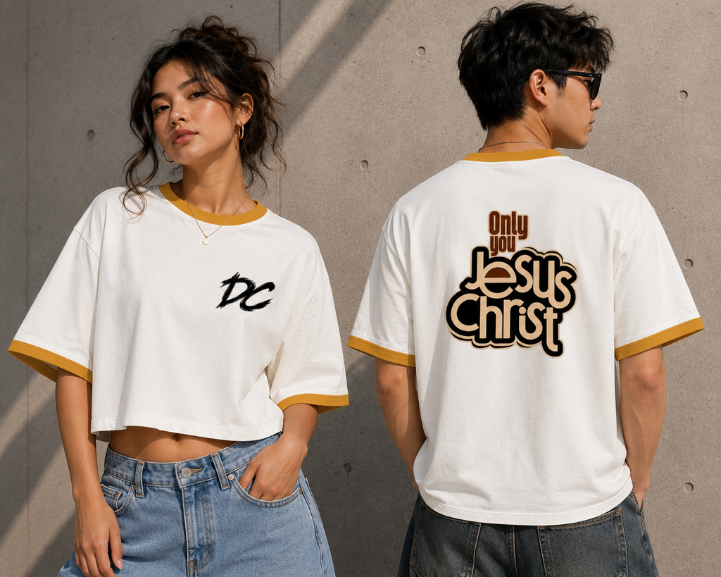 Only You Jesus Christ – Premium Unisex Raglan Tee