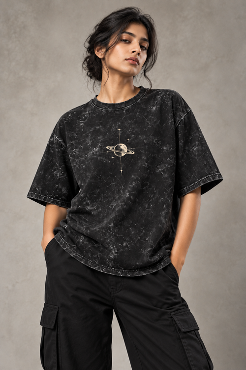 Orbit Acid-Wash Oversized T-Shirt